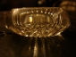 Старинная солонка, свинцовое стекло, ручная гранка, Мальцов, Россия,19век - вид 8