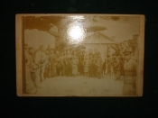 Старинное фото: РУССКО-ЯПОНСКАЯ ВОЙНА, японцы под Мукденом, 1905г.