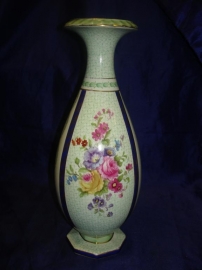 старинная ваза с ручной росписью вена австрия