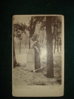 Старинная открытка в пользу общины св.Евгении.ВАРШАВА,Лазенки,статуя фавна в парке,Рос.Империя