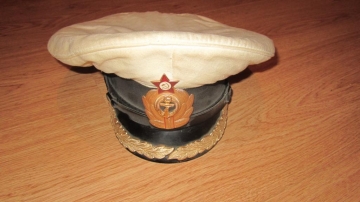 Фуражка белая офицерская вмф СССР