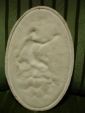 СИРЕНА-старинное панно с барельефом(бисквит) - вид 6