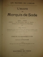 Маркиз да Сад.(комм.Аполлинера),на франц.яз.,1910е - вид 3