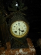 Старин.каминный набор с часами в стиле АМПИР,к.19в : "АЛЛЕГОРИЯ ПОБЕДЫ" - вид 3