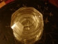 Старинная чайница, стекло,ручная гранка, стеклянная крышка, линза, Мальцов,Россия,1820-1830 е гг. - вид 4