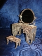 Старинная кукольная мебель,скань,серебрение - вид 2