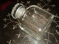 Старинная большая чайница,стекло, ручная гранка, стеклянная крышка, линза, Мальцов,Россия,1830-е гг. - вид 3