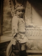 Старинное фото:ДЕВОЧКА в ТЮБЕТЕЙКЕ, 1927год,НЭП - вид 1