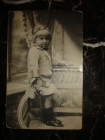 Старинное фото:ДЕВОЧКА в ТЮБЕТЕЙКЕ, 1927год,НЭП