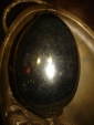 Старинное большое пасх.яйцо-стекло,роспись,Россия - вид 6