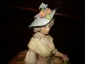 Старинная чайная кукла(полукукла),фарфор,шелк,кружева,Германия,к.19в.,Дрезден?Мейсен? с дефектами - вид 3
