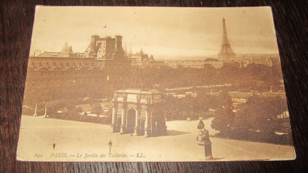 Старинная открытка Париж 3