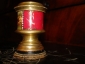Старинный подсвечник с фарфоровой вставкой, живопись, Гарднер, Россия, 19век, АМПИР - вид 6