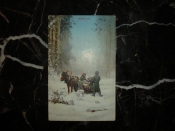 Старинная открытка из серии РУССКИЕ ТИПЫ (крестьяне), акц.об-во Гранберг в Стокгольме.
