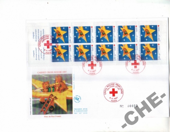 КПД Франция 1997 Медицина Красный Крест медведи
