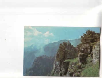 Календарик 1981 Ландшафты горы