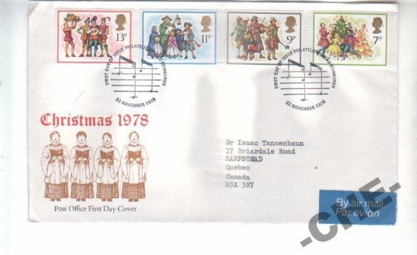 КПД Англия 1978 Рождество музыка
