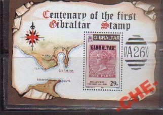 Гибралтар 1986 Марка на марке