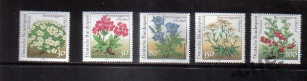 Германия 1991 Цветы