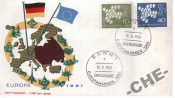 КПД Германия 1961 архитектура, Европа, флаги