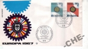 КПД Германия 1967 Европа Флаги Герб