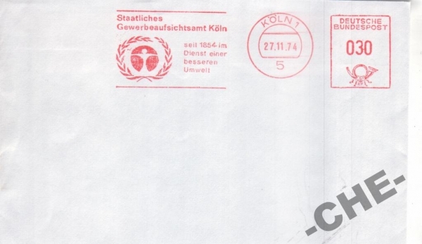 Конв. Германия 1974 Экология Почта