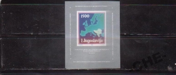 Югославия 1988 карта