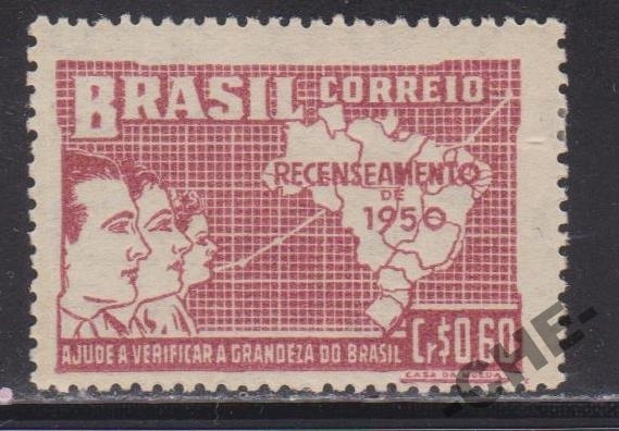 Бразилия 1950 Карта С накл.