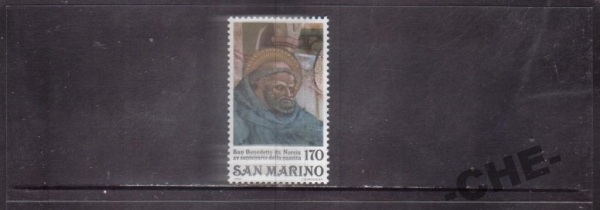 Сан-Марино 1980 Персоналии религия живопись