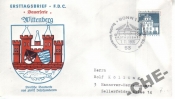 КПД Германия 1966 Архитектура, герб, рыба
