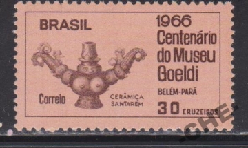 Бразилия 1966 Керамика С накл.