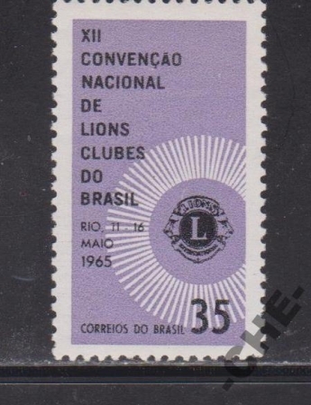 Бразилия 1965 Клуб LIONS лев