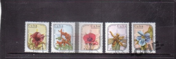 Куба 1986 Цветы