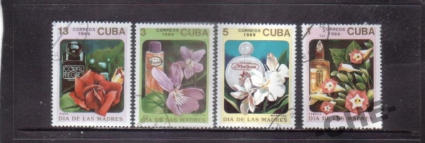 Куба 1989 Цветы парфюмерия
