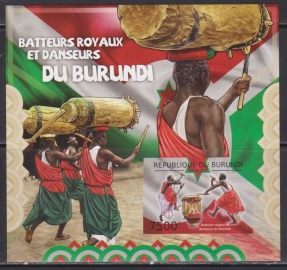 Бурунди 2012 Музыка музыкальные инструменты