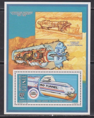Железная дорога Гвинея 1992 Поезд