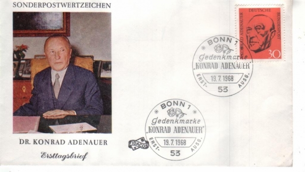 КПД Германия 1968 Персоналии политика Аденауэр