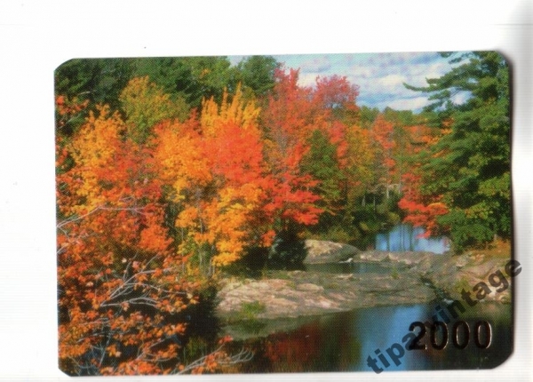Календарик 2000 Ландшафты