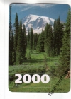 Календарик 2000 Ландшафты горы