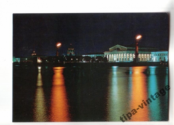 Календарик 2001 Панорама Стрелки Васильевского ост
