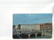 Календарик 1982 Архитектура Ленинград мост