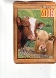 Календарик 2009 Лунный календарь коровы