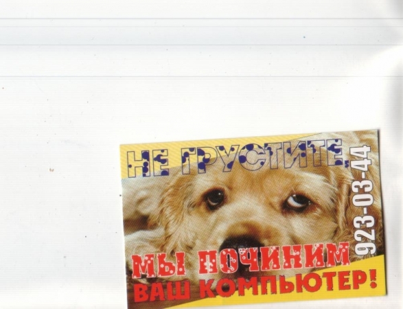 Календарик 2009 Собака