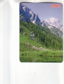 Календарик 2009 Ландшафты горы