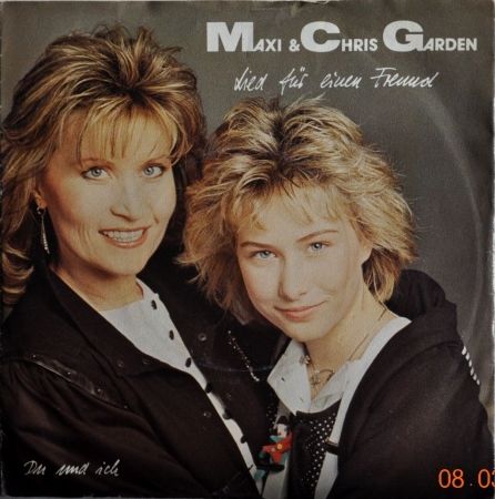 Maxi & Chris Garden ''Lied fur einen Freund'' 1983 Single