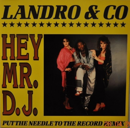 Landro & Co. ''Hey Mr.D.J.'' 1989 Maxi-Single