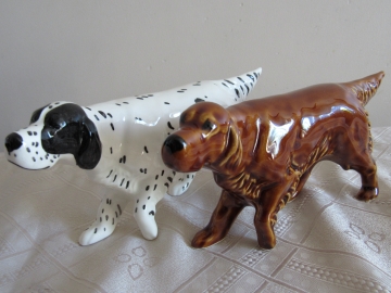 Собака Сеттер ,авторская керамика,Вербилки