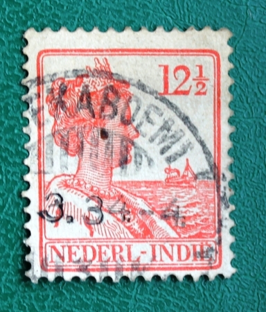 Голландская Индия 1922  королева Вильгельмина Sc#119 Used