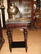 Старинный самоварный столик, дерево, резьба, мрамор, Россия, 1870-е гг.  - вид 1