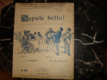 G. de Gregorio. NAPULE BELLO!,серенада, ноты,текст на итал.яз.,1900-е гг.